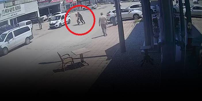 Aracı çalmak isterken meydan dayağı yedi!