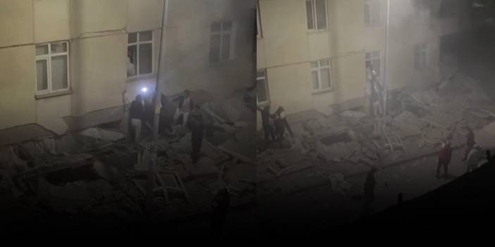 Maltepe'de 7 katlı bina çöktü!